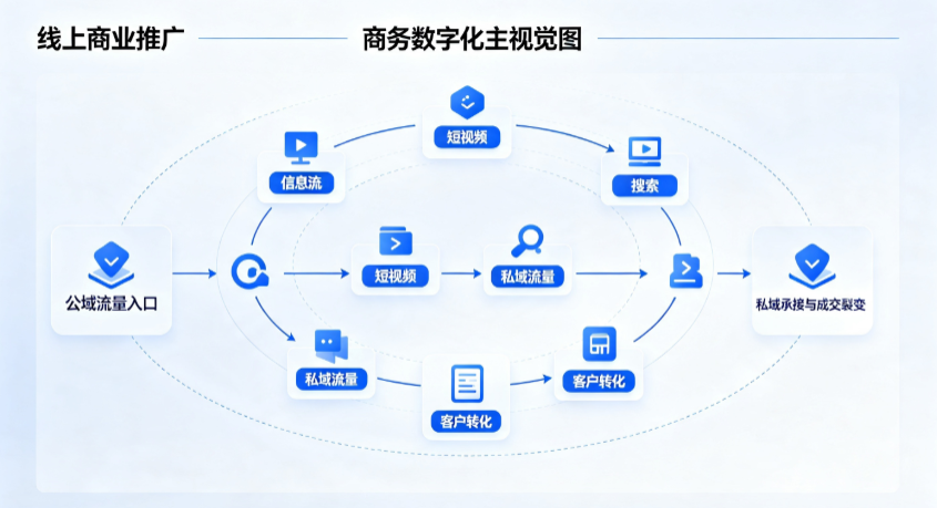 朔城区线上商业推广怎么做？全域流量闭环搭建与低成本转化实战指南